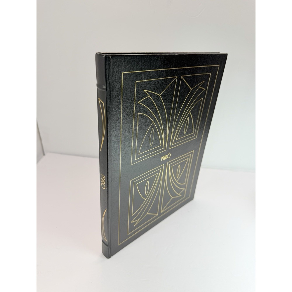 Miro By Gaston Diehl 1986 Collector's Edition Easton Press Leather Vintage Art